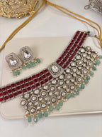 Premium Princess Heavy Look Necklace With Earrings