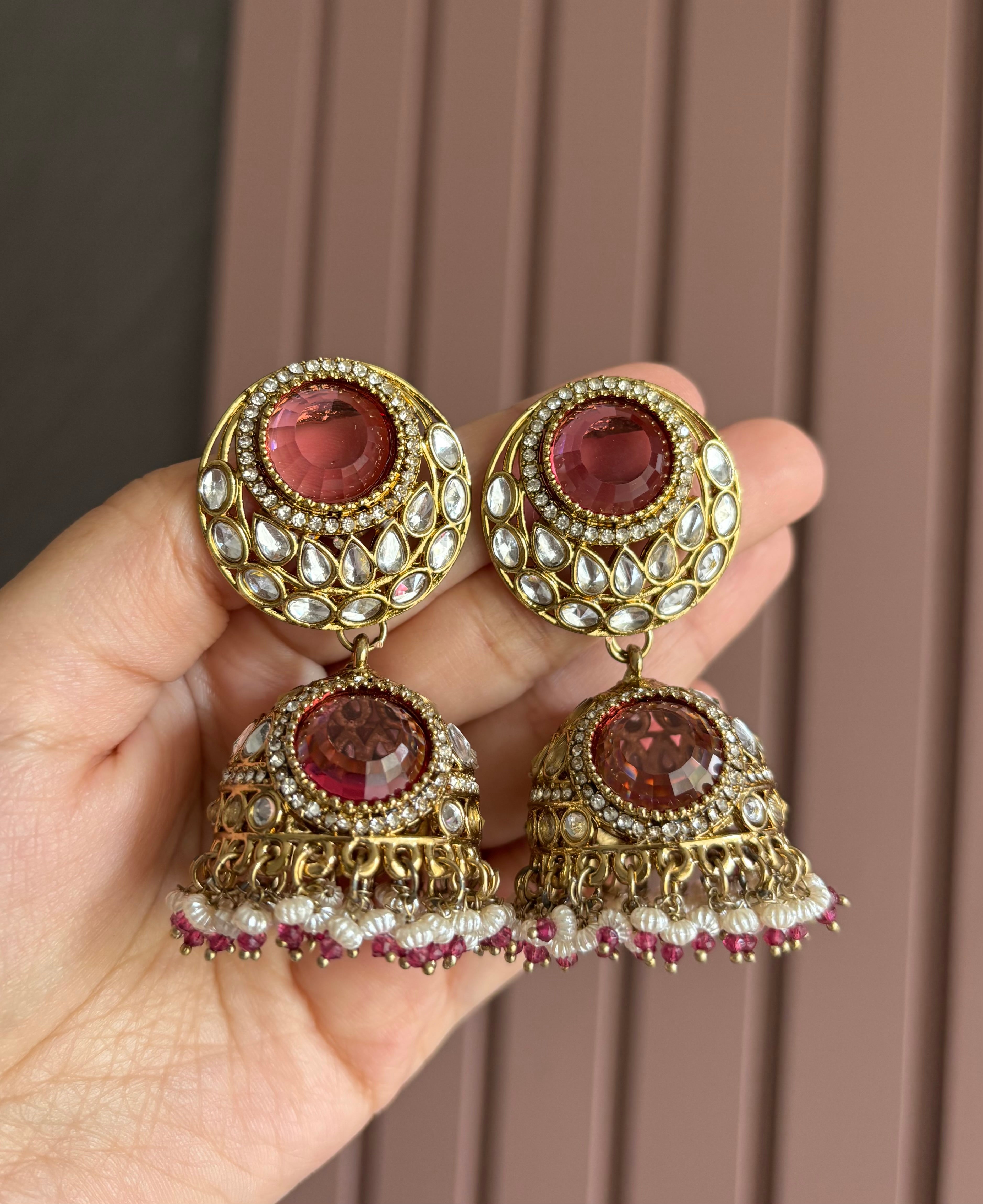 Chandni Jhumka ( Wine )