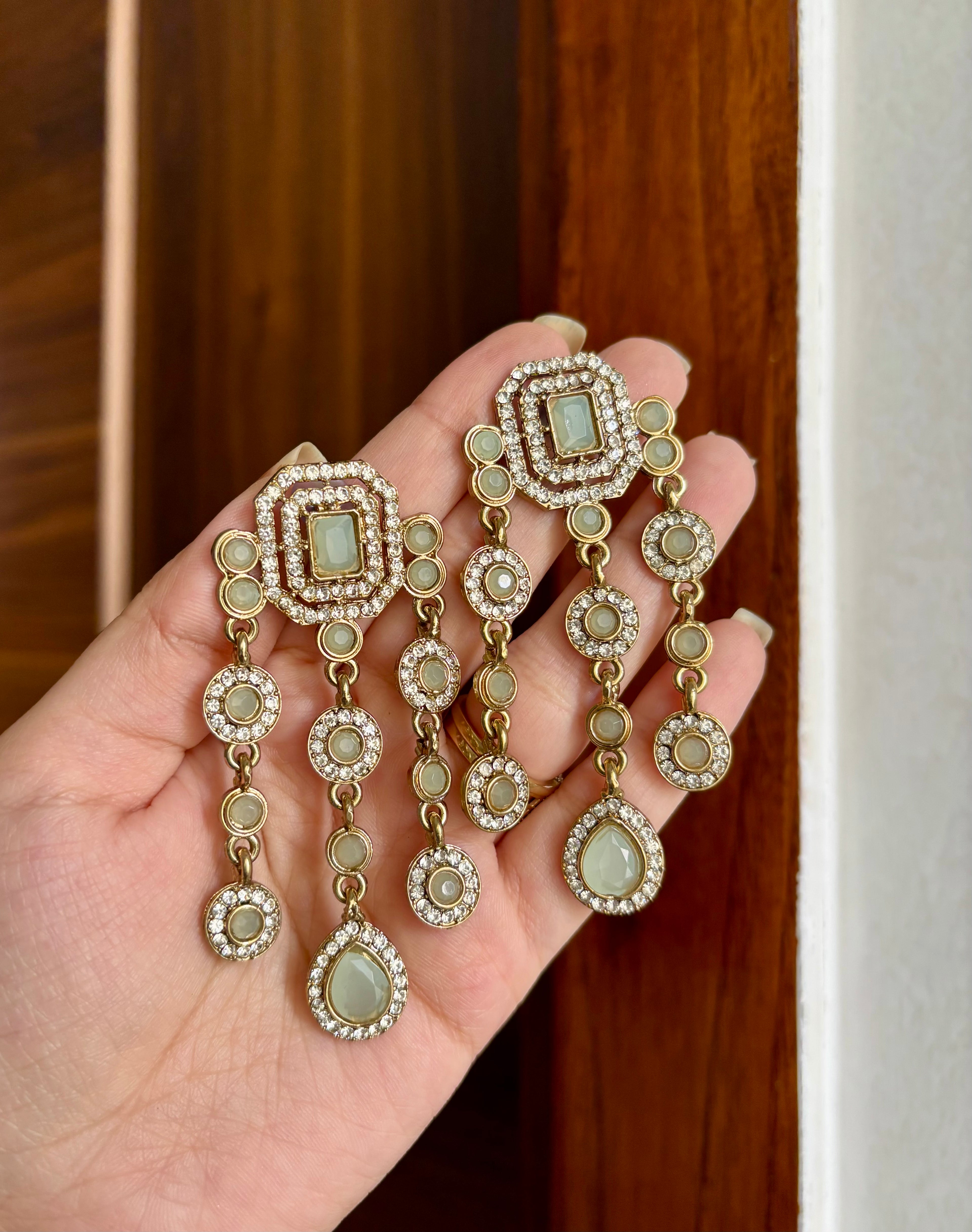 Mint Designer Earrings Design-2