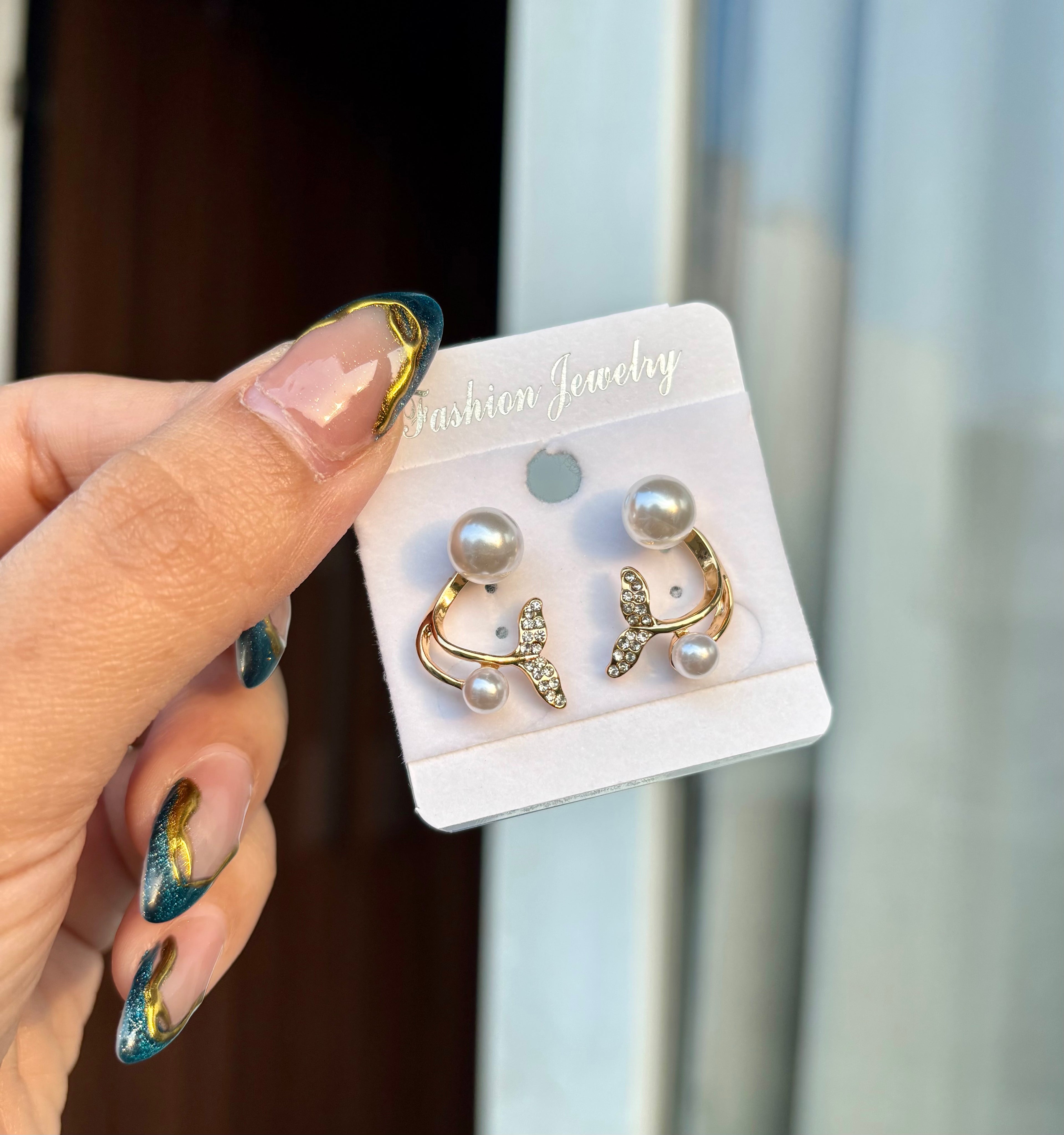 Pearl Stud Designer Earrings