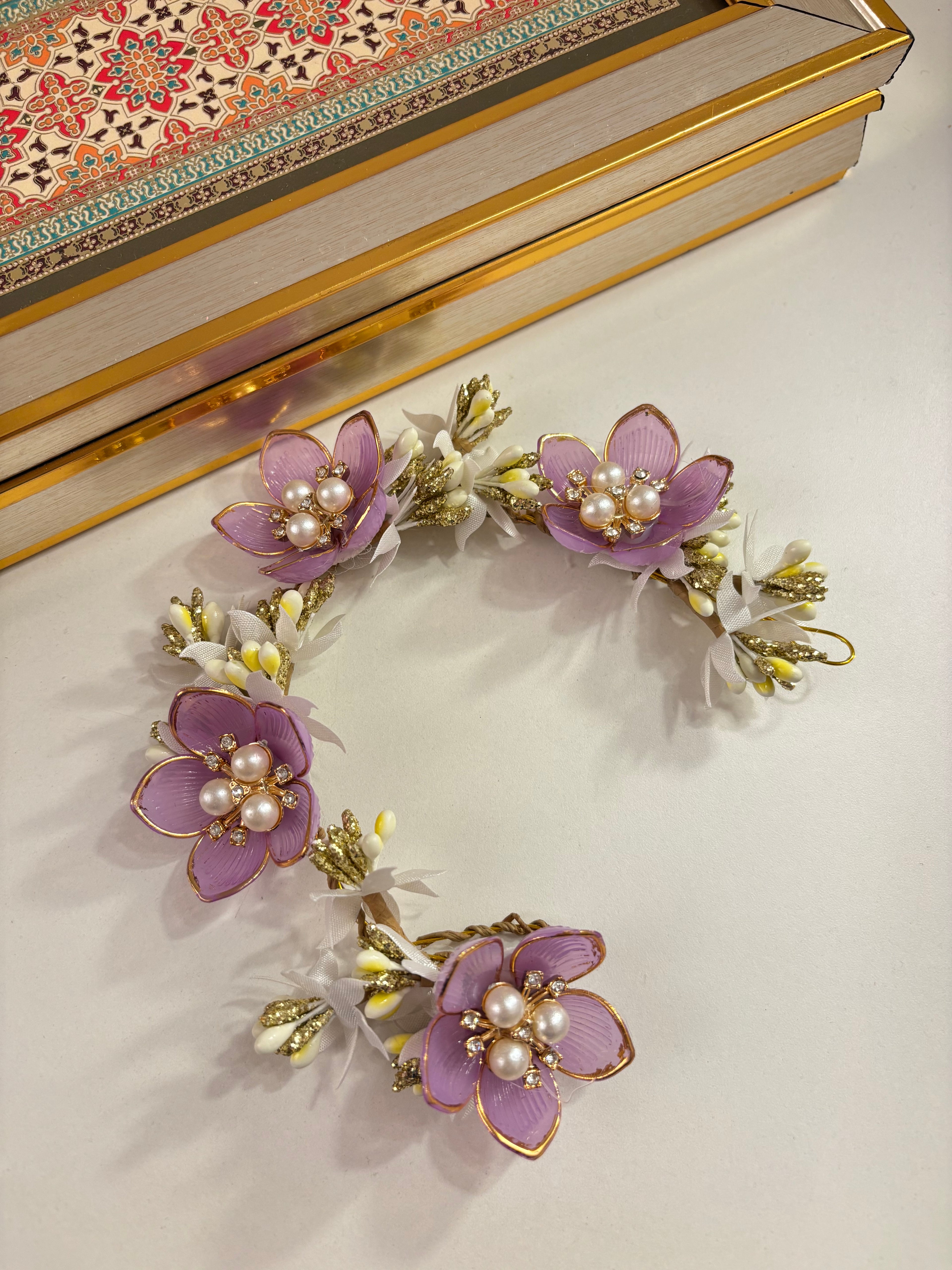 Rose Petal Hair Accessorie (Lavender)