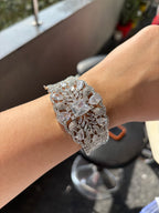 Maria American Diamond Openable Bracelet ( Full Diamond Touch )
