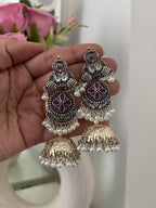 Double Tone Kashmiri Jhumkas