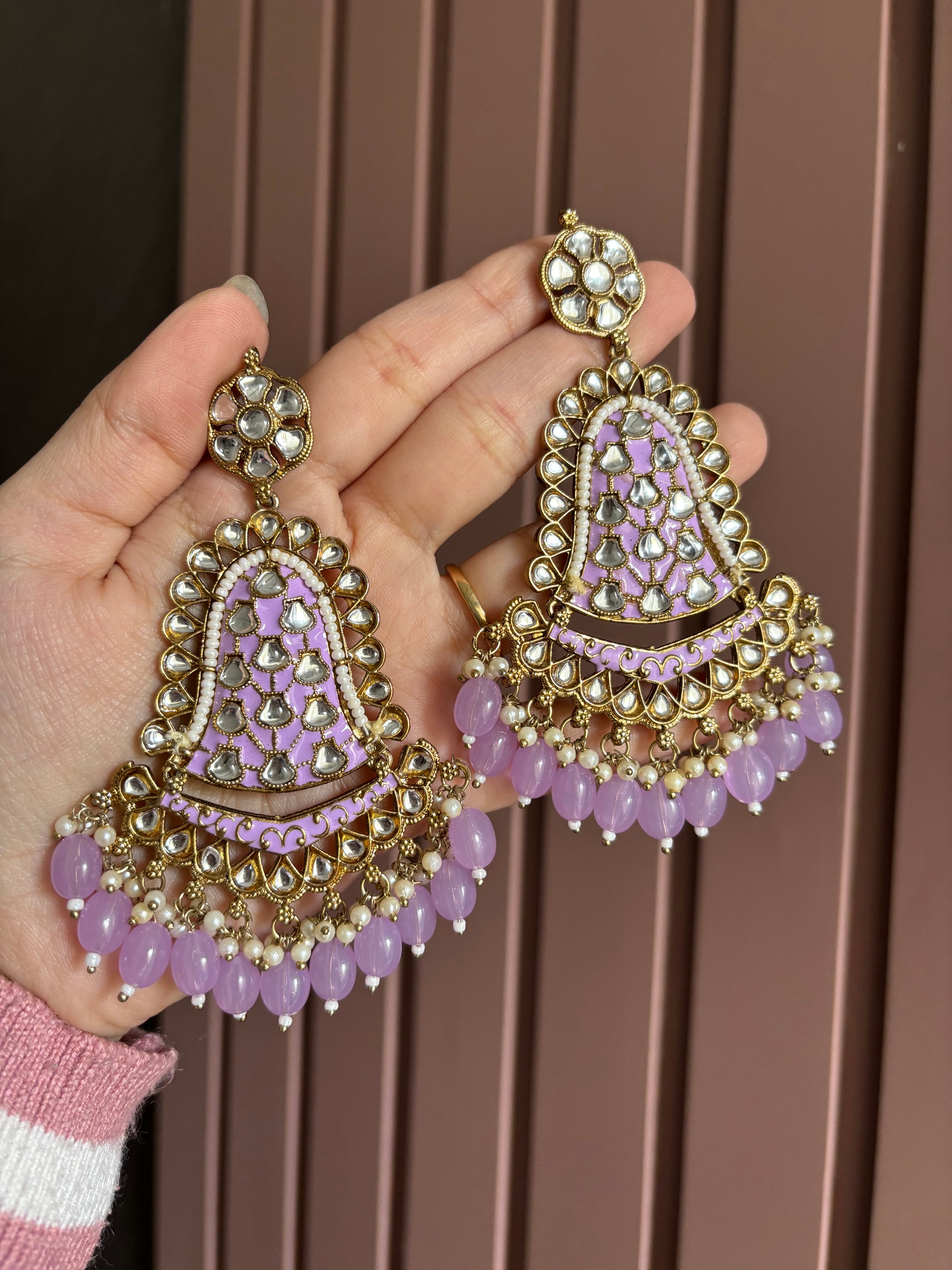 High Quality Designer Meenakari Earrings