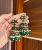 Jadau Pakistani Style Jhumkas