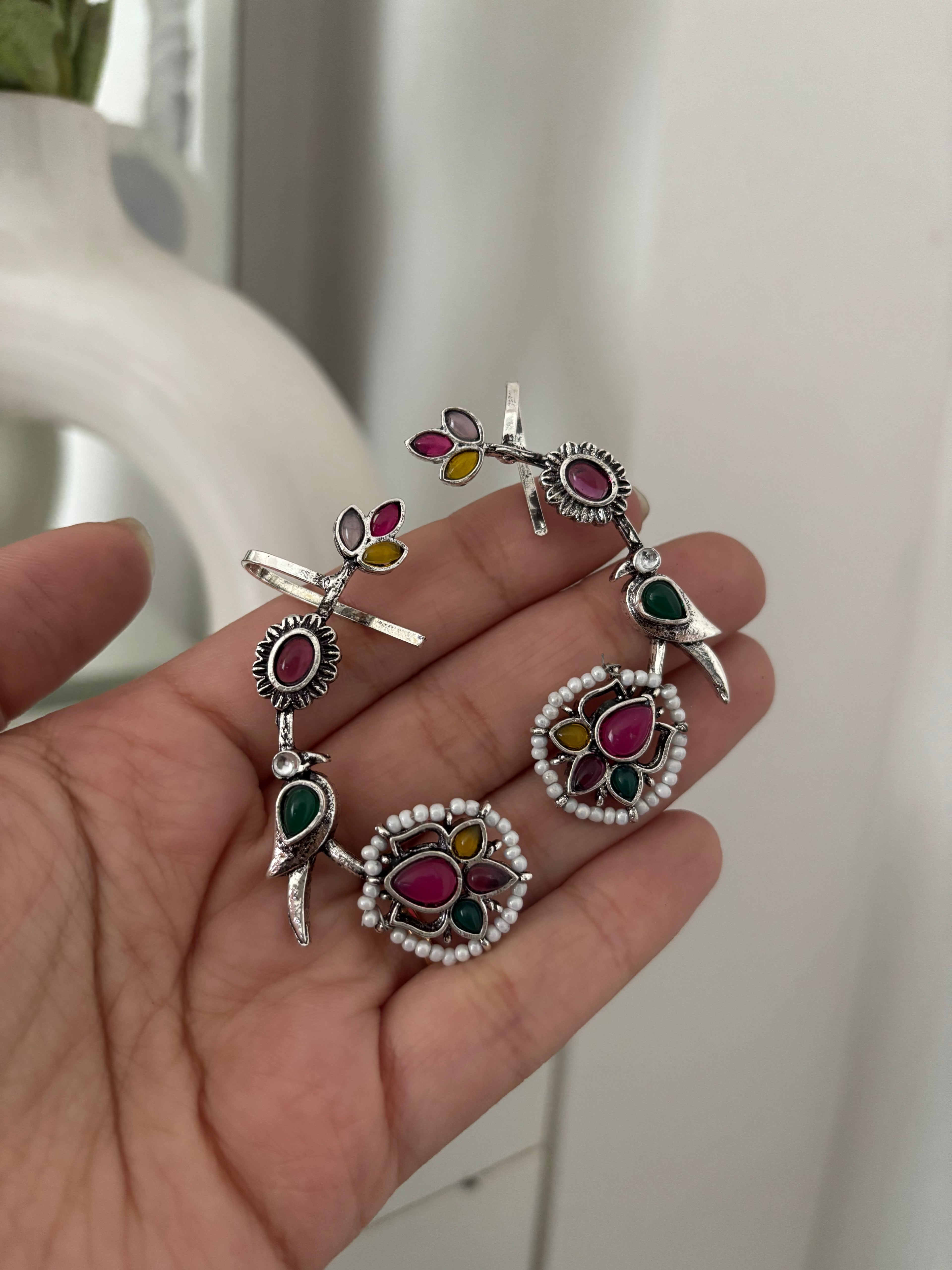 Navrang Birds Touch Earcuff
