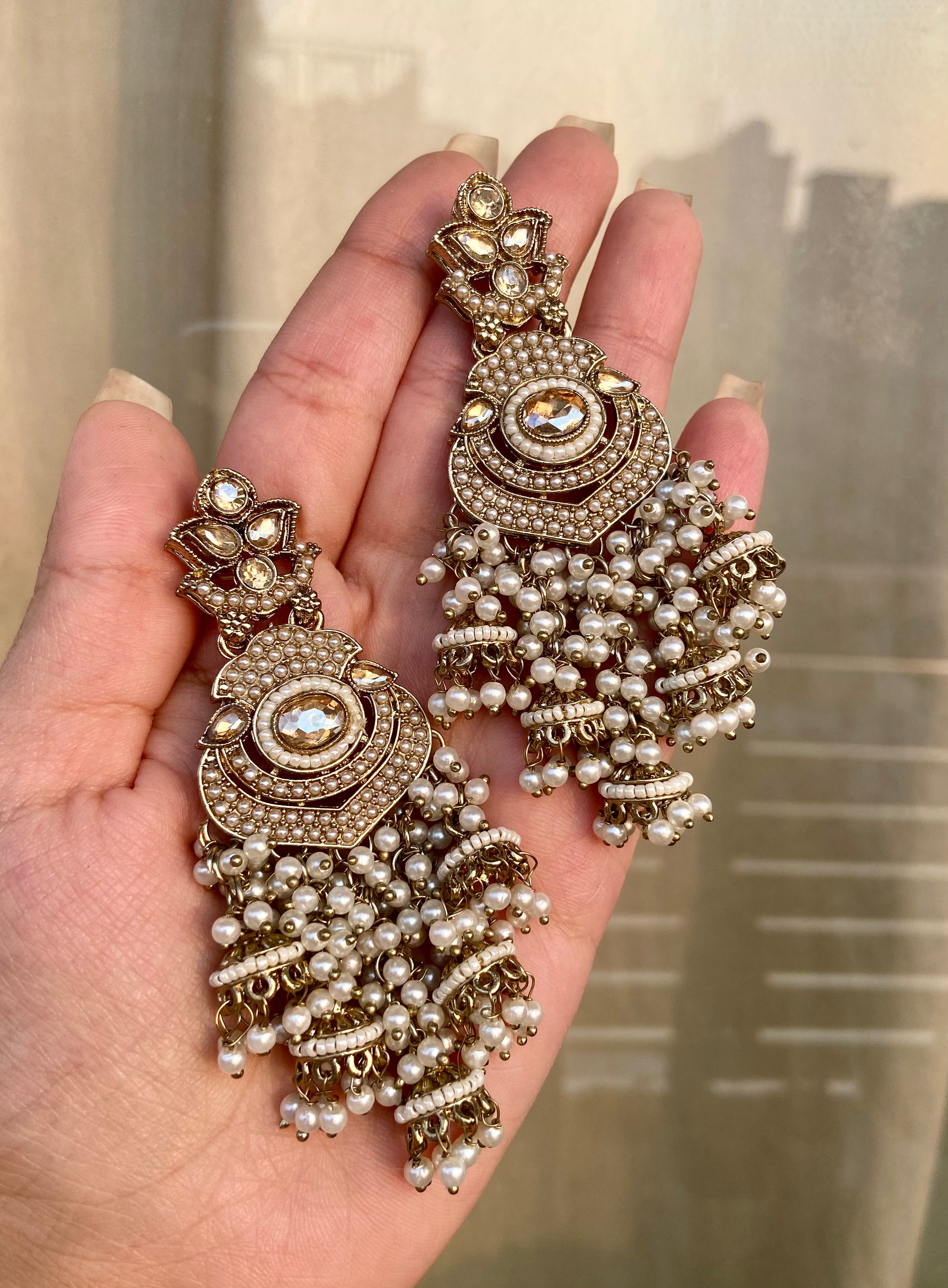 Classic Jadau Earrings