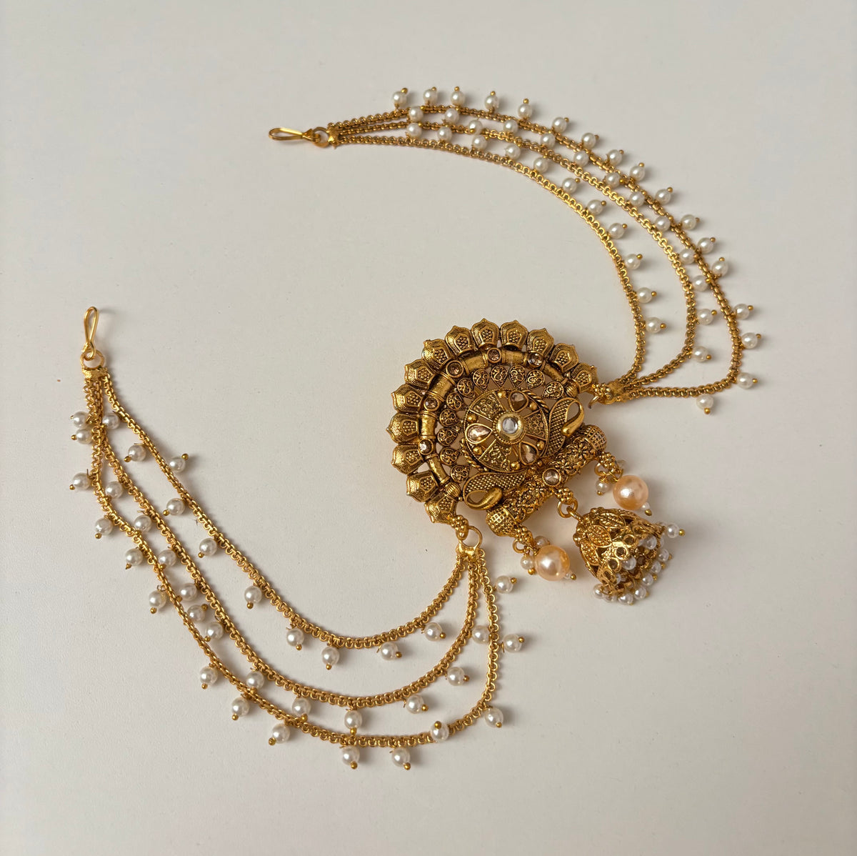 Rani Hair Accessorie With Side Layers (Golden)