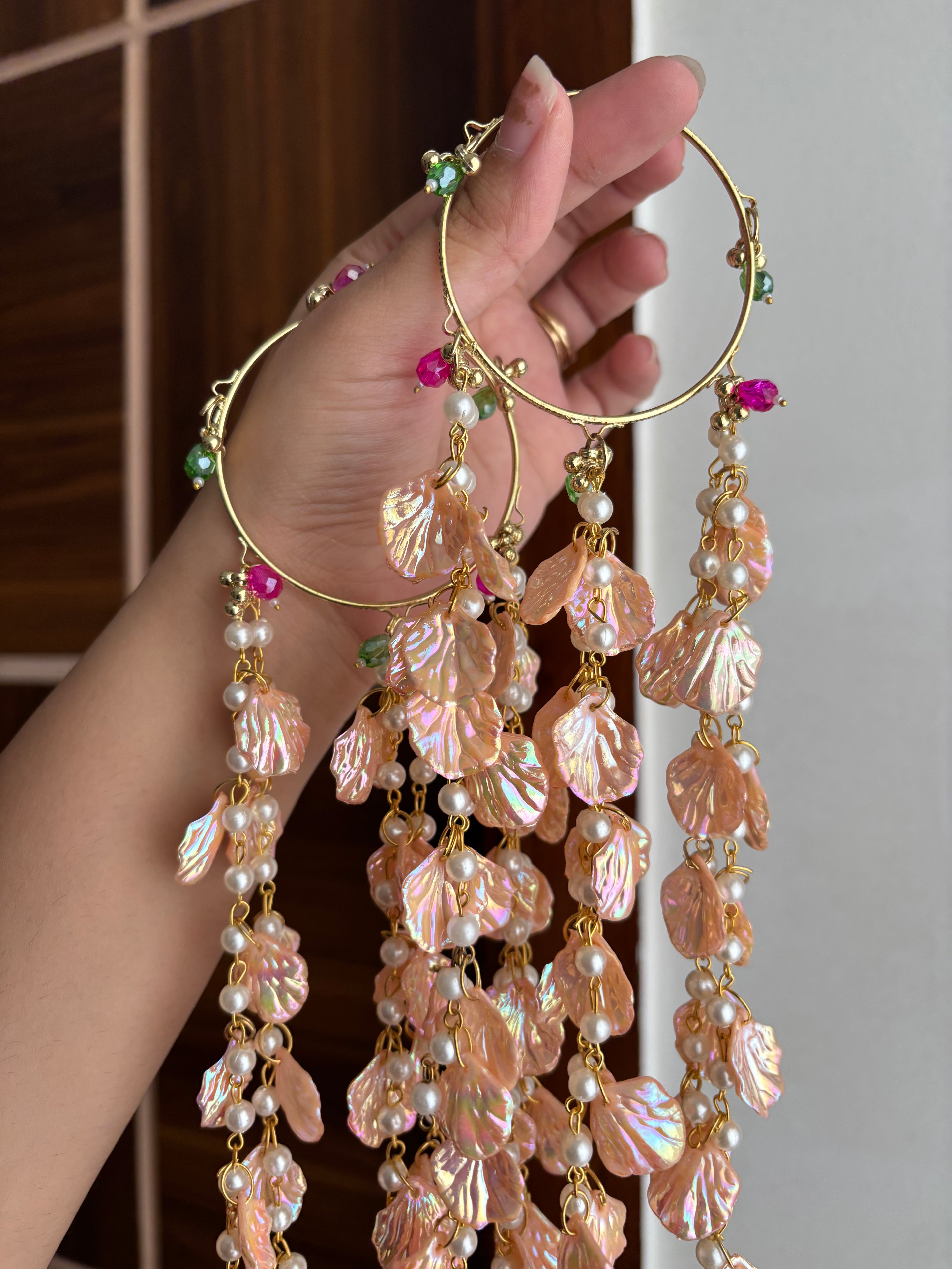 Peach Carnival Kaleera Pair