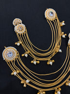 Tara Designer Earrings With Side Layers