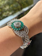 Forest Fairy American Diamond Openable Bracelet