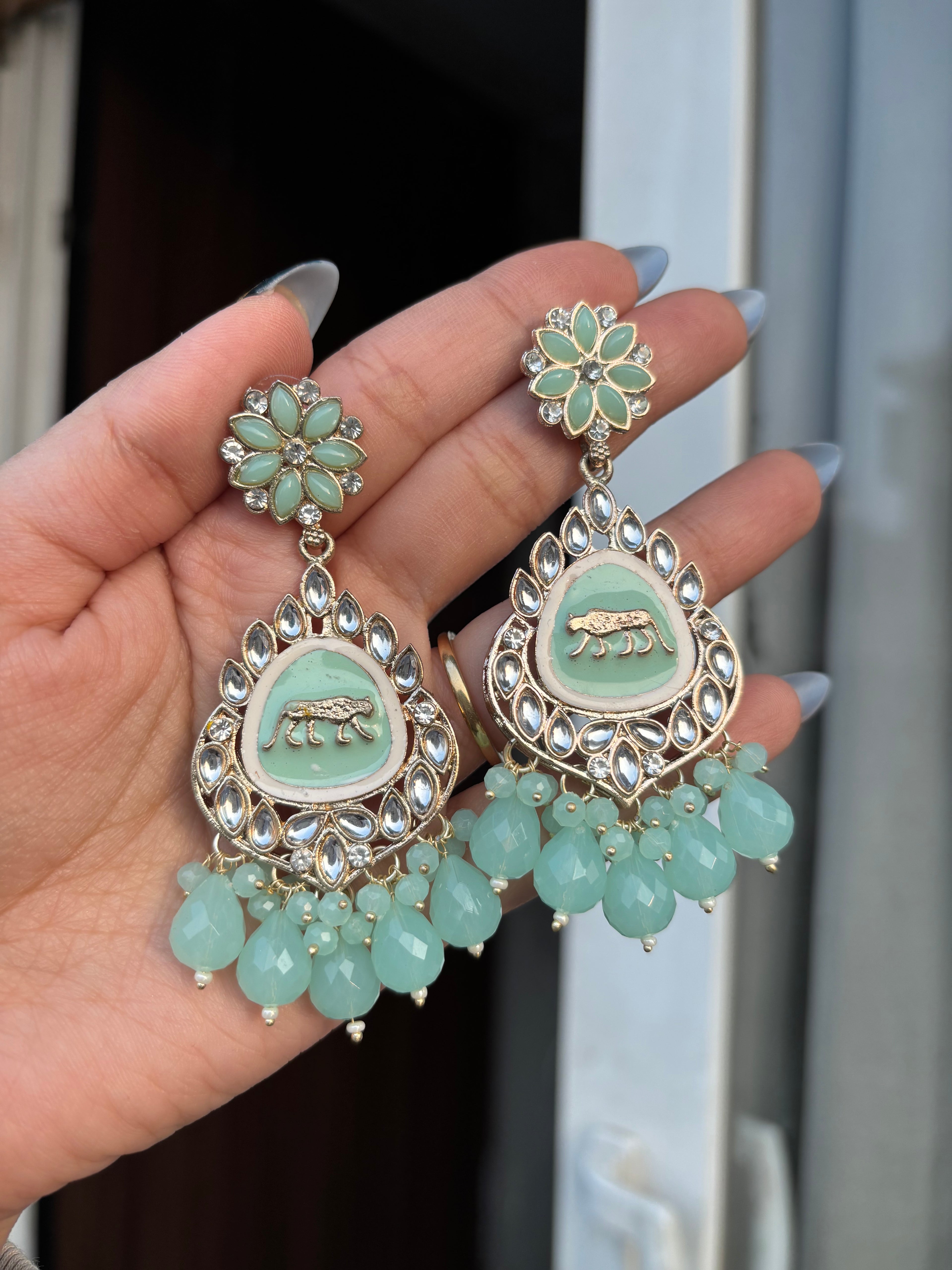 Sabya Aqua Earrings