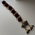 Dark Maroon Rose Parandi