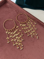 Shagun Adjustable Bangles With Latkan Touch ( Pair )