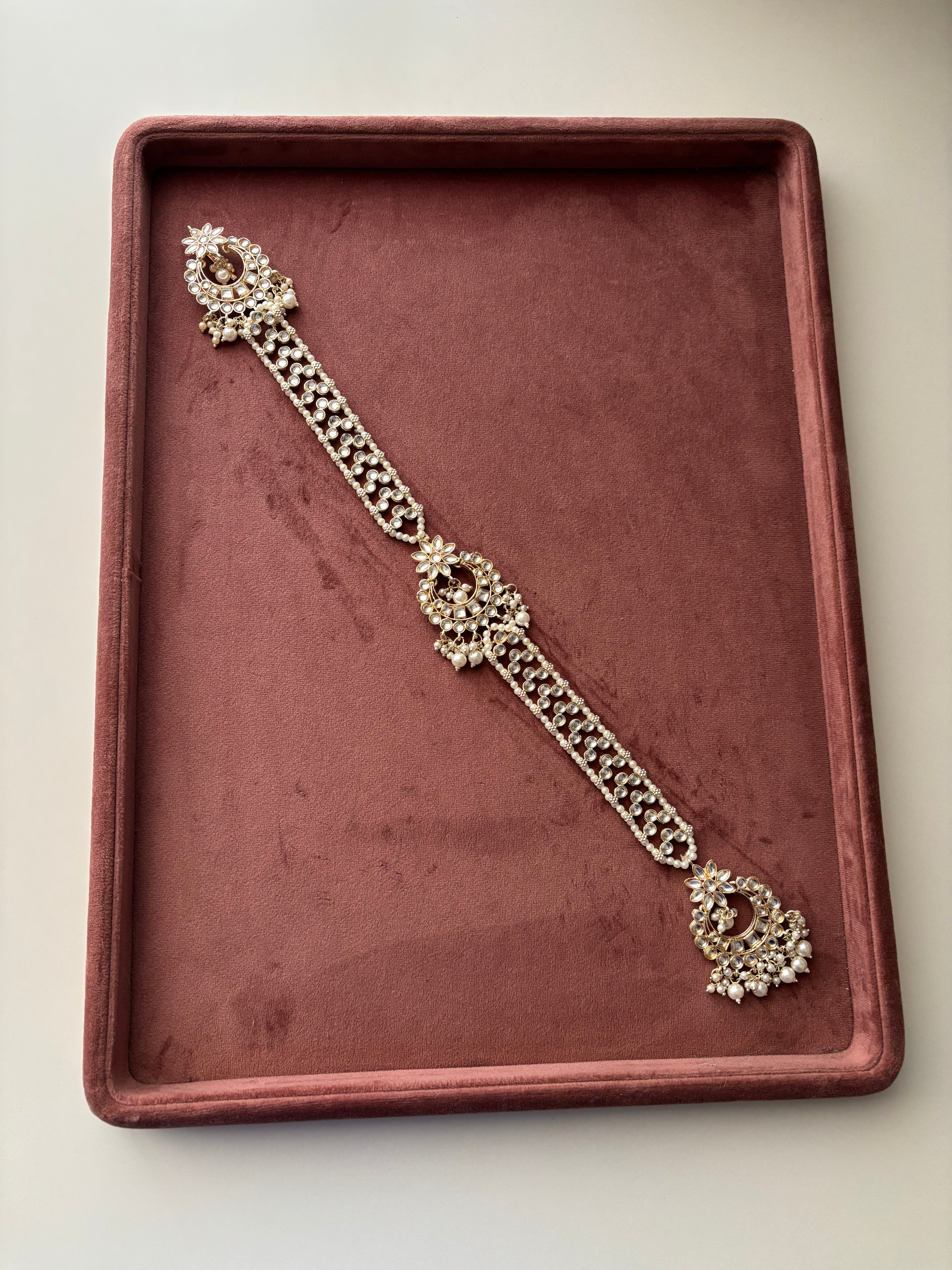 Kundan Flower Parandi