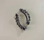 German Silver Rose Leaf Earcuff