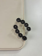German Silver Double Rose Earcuff