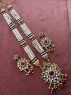 Hetal Long Haar With Earrings Design-1