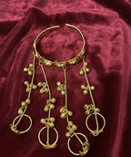 Chand Hathphool Back Plain Adjustable Bracelet & Adjustable Rings (Single Piece)
