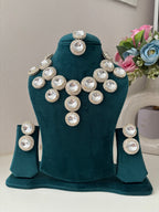 Heavy Look Necklace With Mang Tikka & Earrings