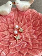 Pearl & Butterfly Mix Earrings