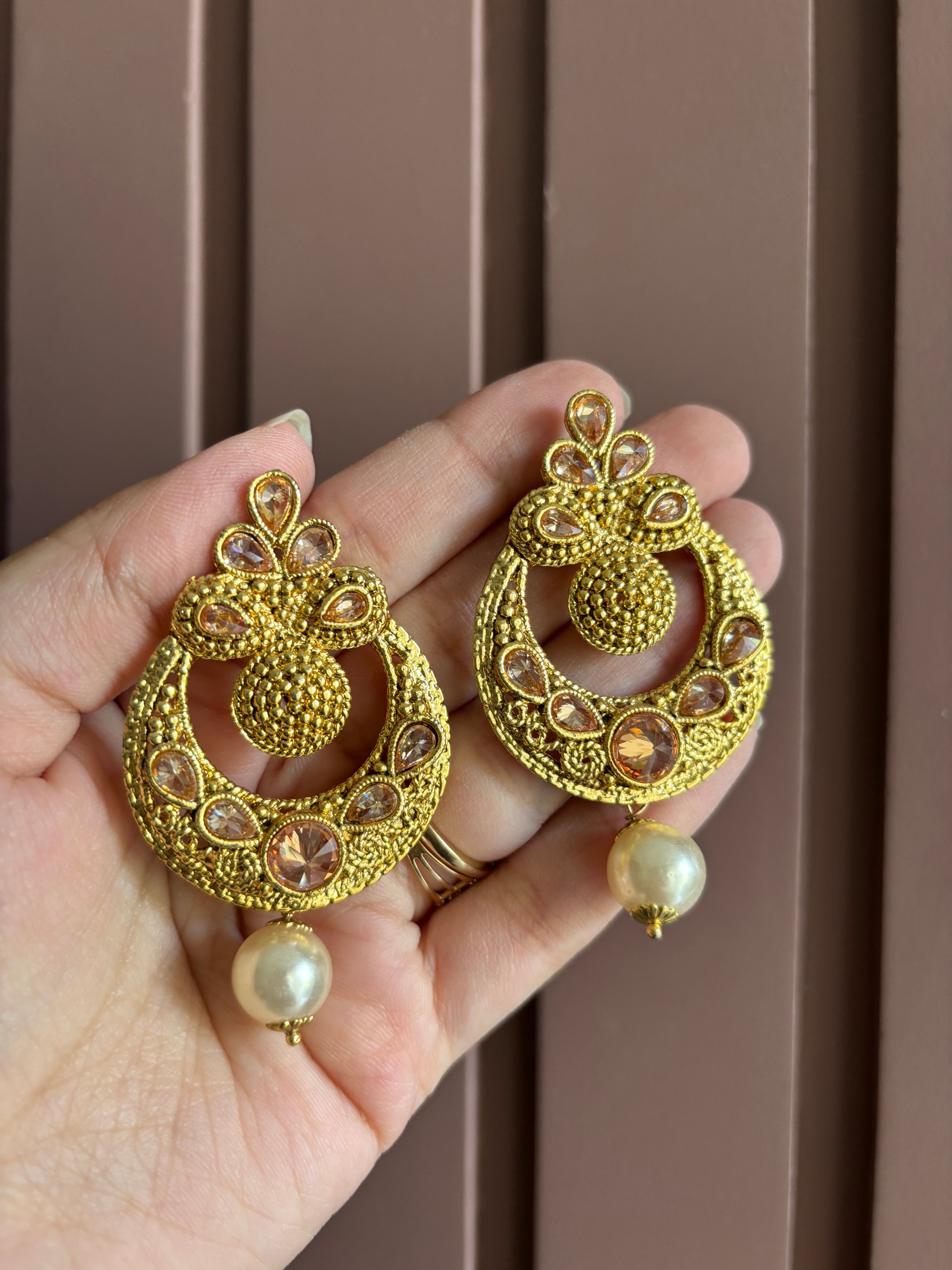 High Quality Designer Chandbali Earrings
