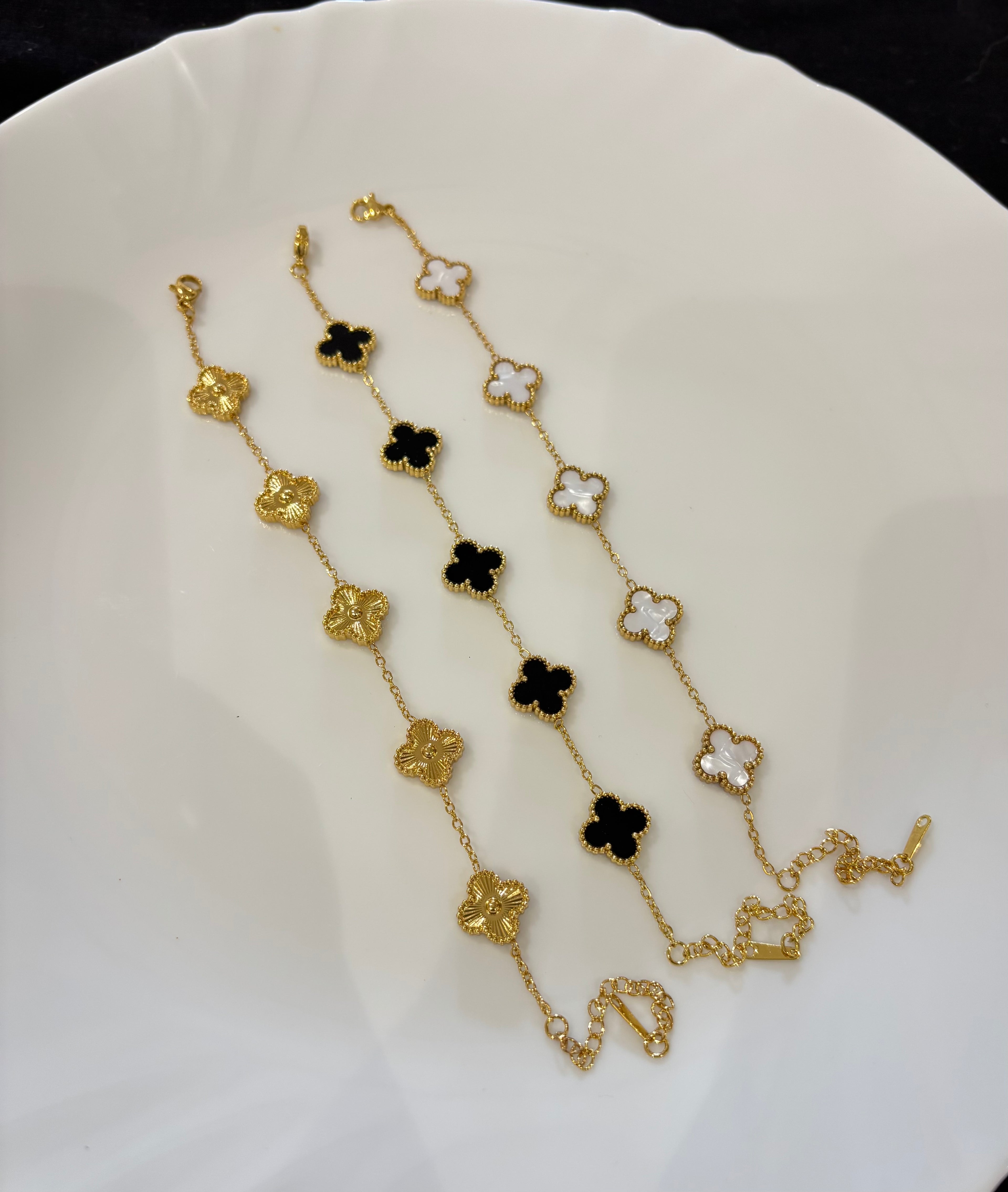 Adjustable Clover Bracelet