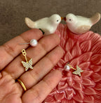 Pearl & Butterfly Mix Earrings