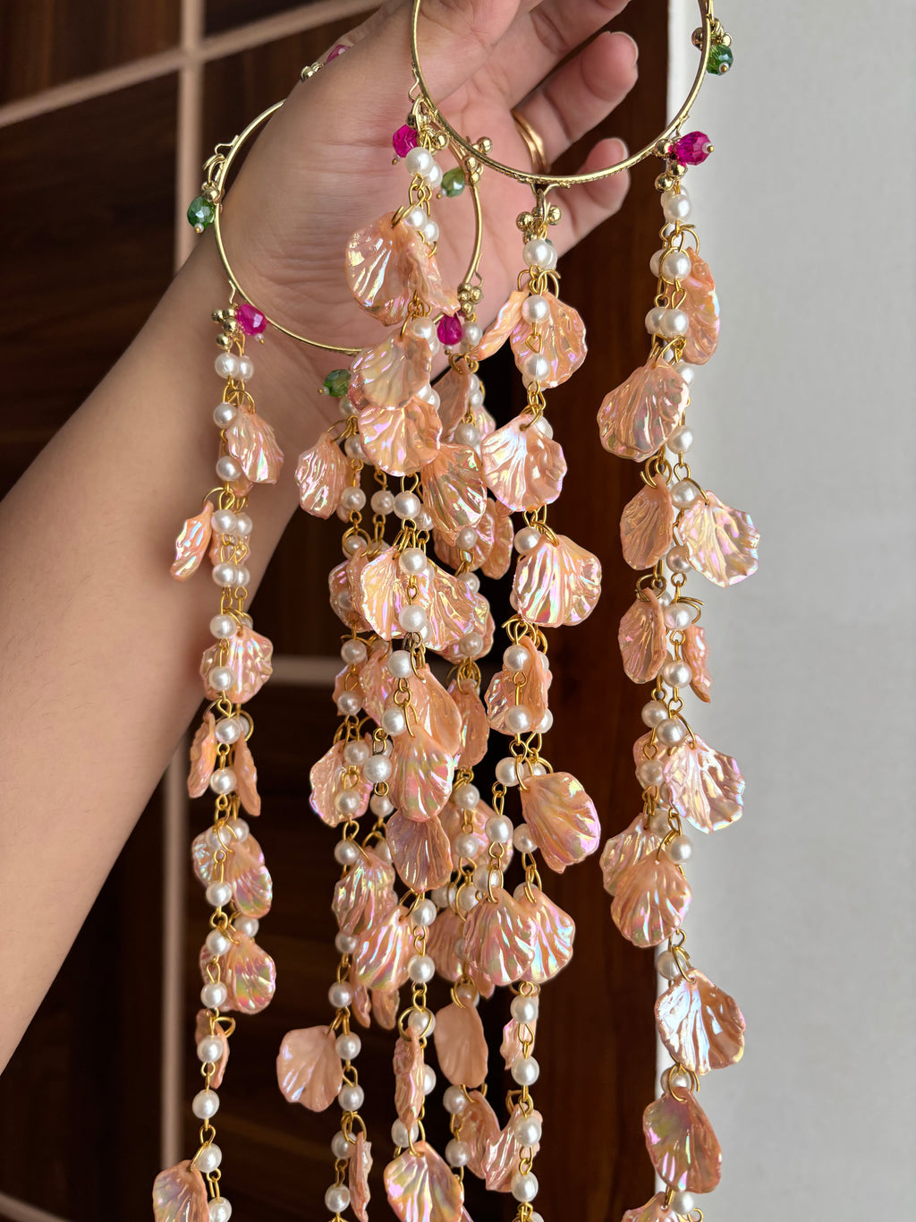 Peach Carnival Kaleera Pair