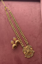 Temple Jewellery Long Haar With Jhumkas