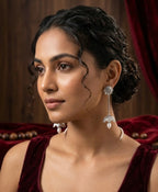 Silver Long Jhumkas