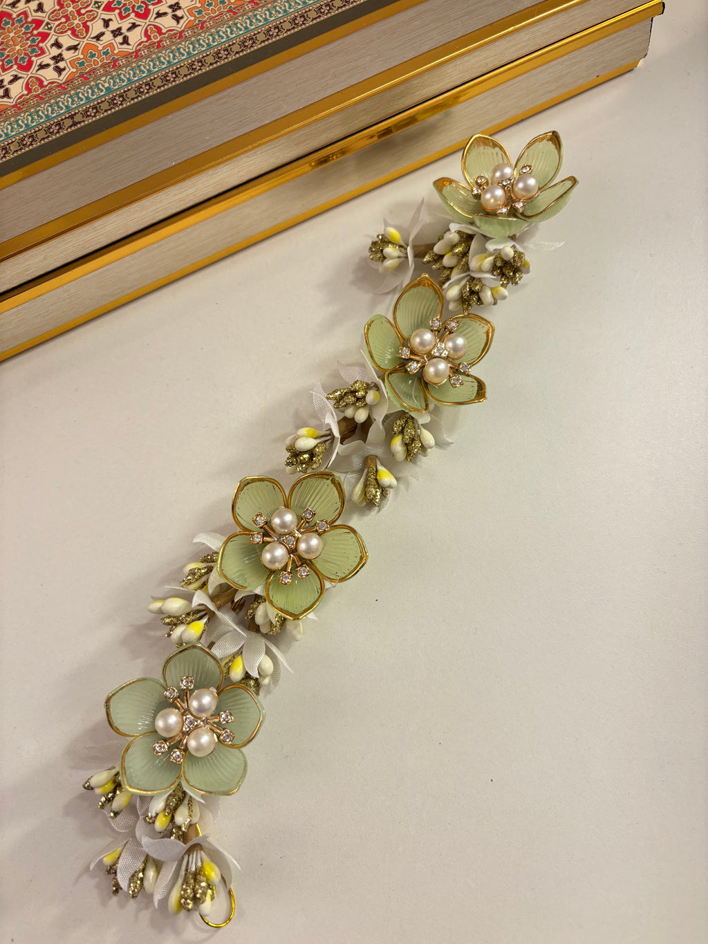 Rose Petal Hair Accessorie (Mint)
