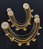 Tara Designer Earrings With Side Layers