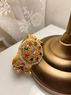 Meena Premium Classic Brass Adjustable Bracelet