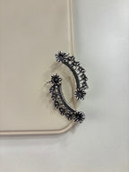 German Silver Rose Leaf Earcuff