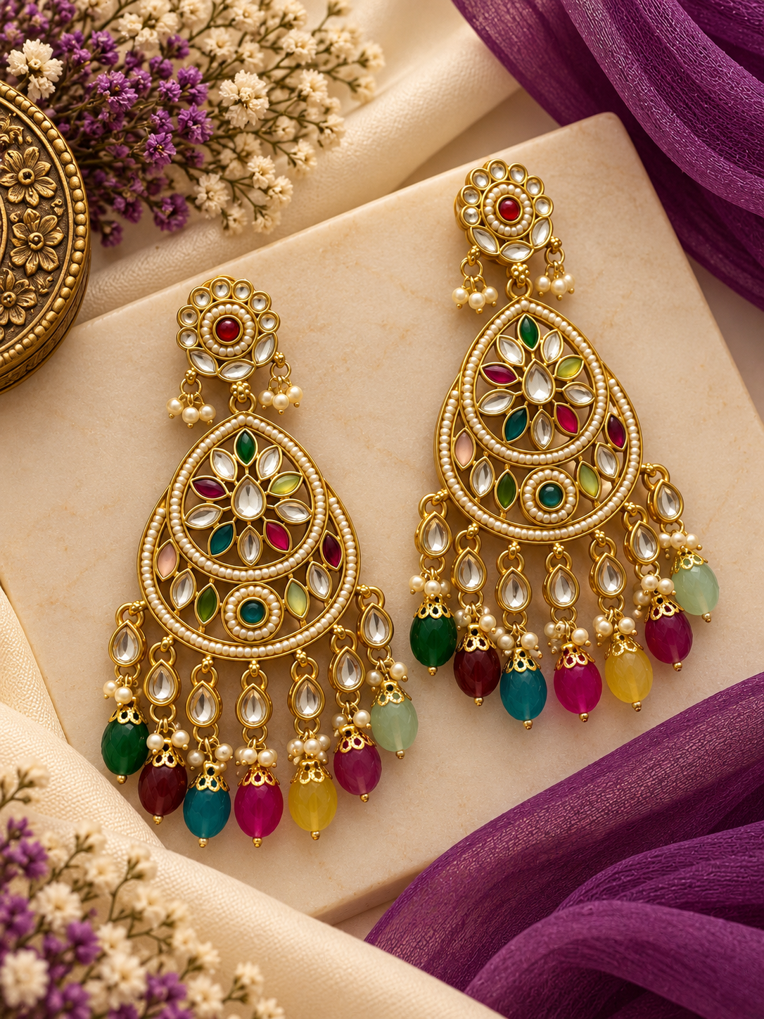 Multi Drop Earrings