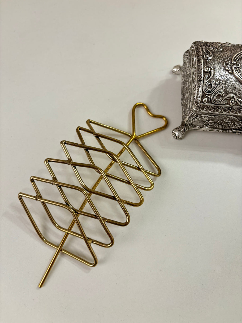 Zik Zak Oxidised Hair Bun With Stick