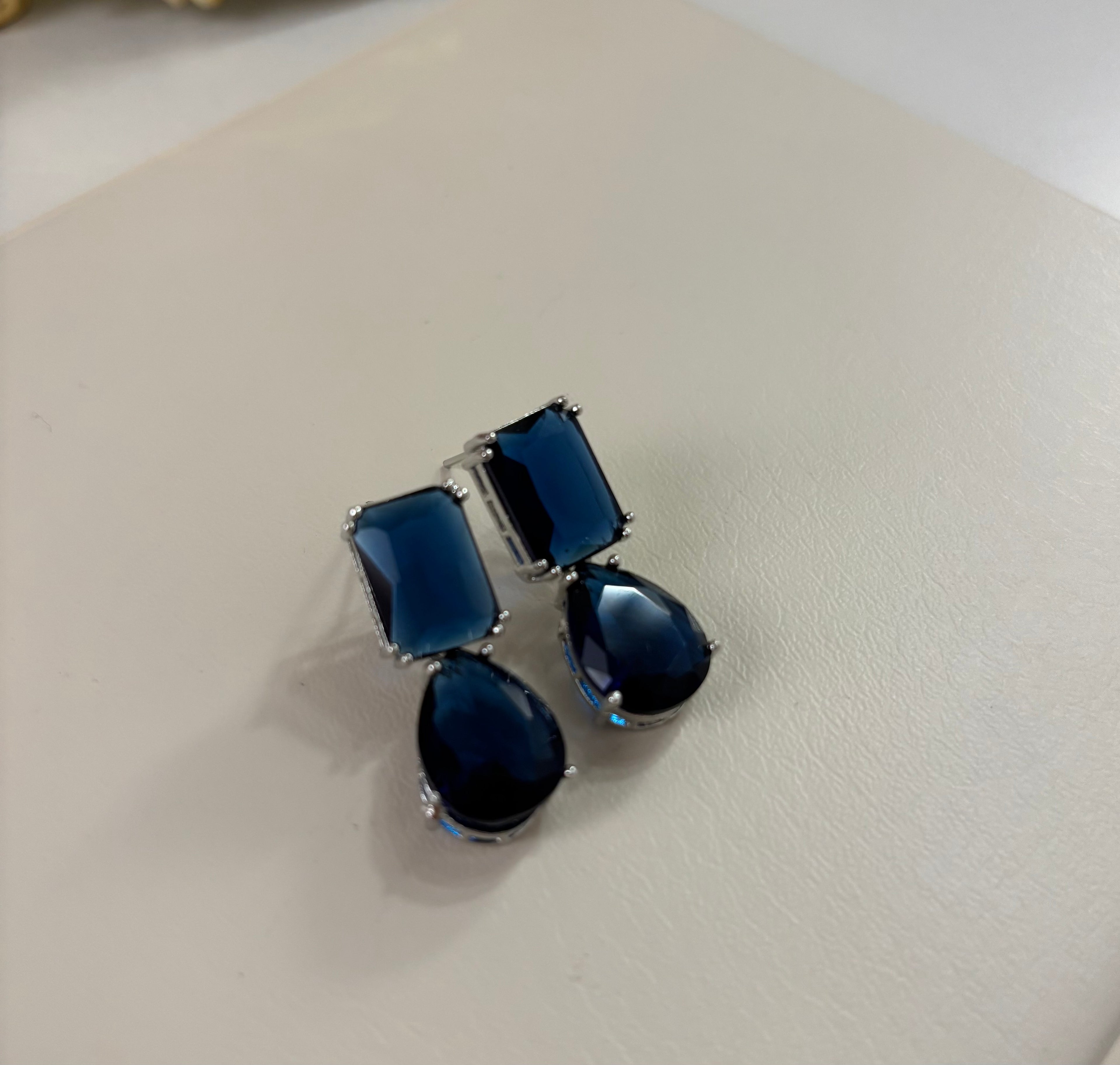 Drop Blue Earrings