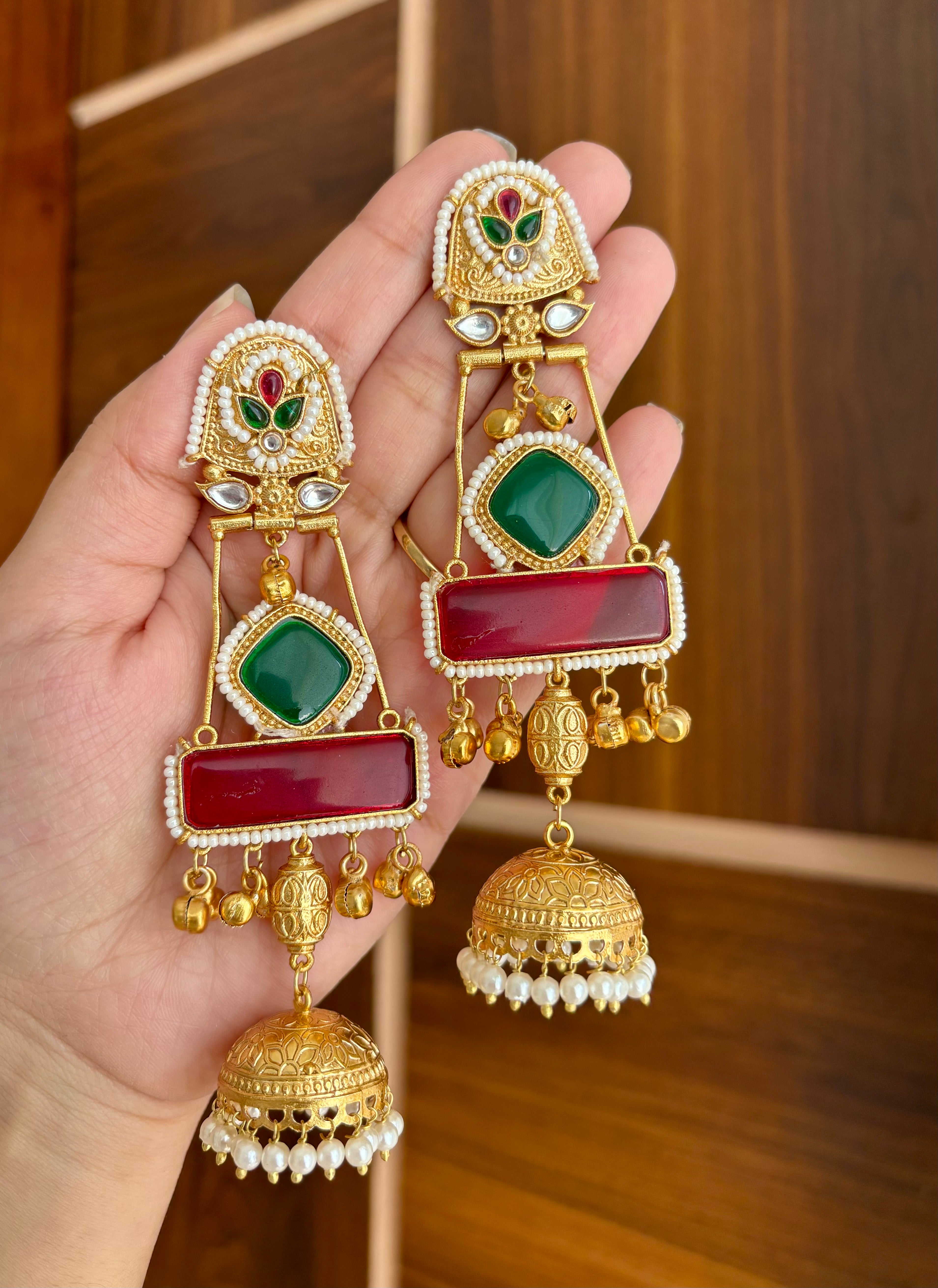 Pankhuri Kashmiri Earrings