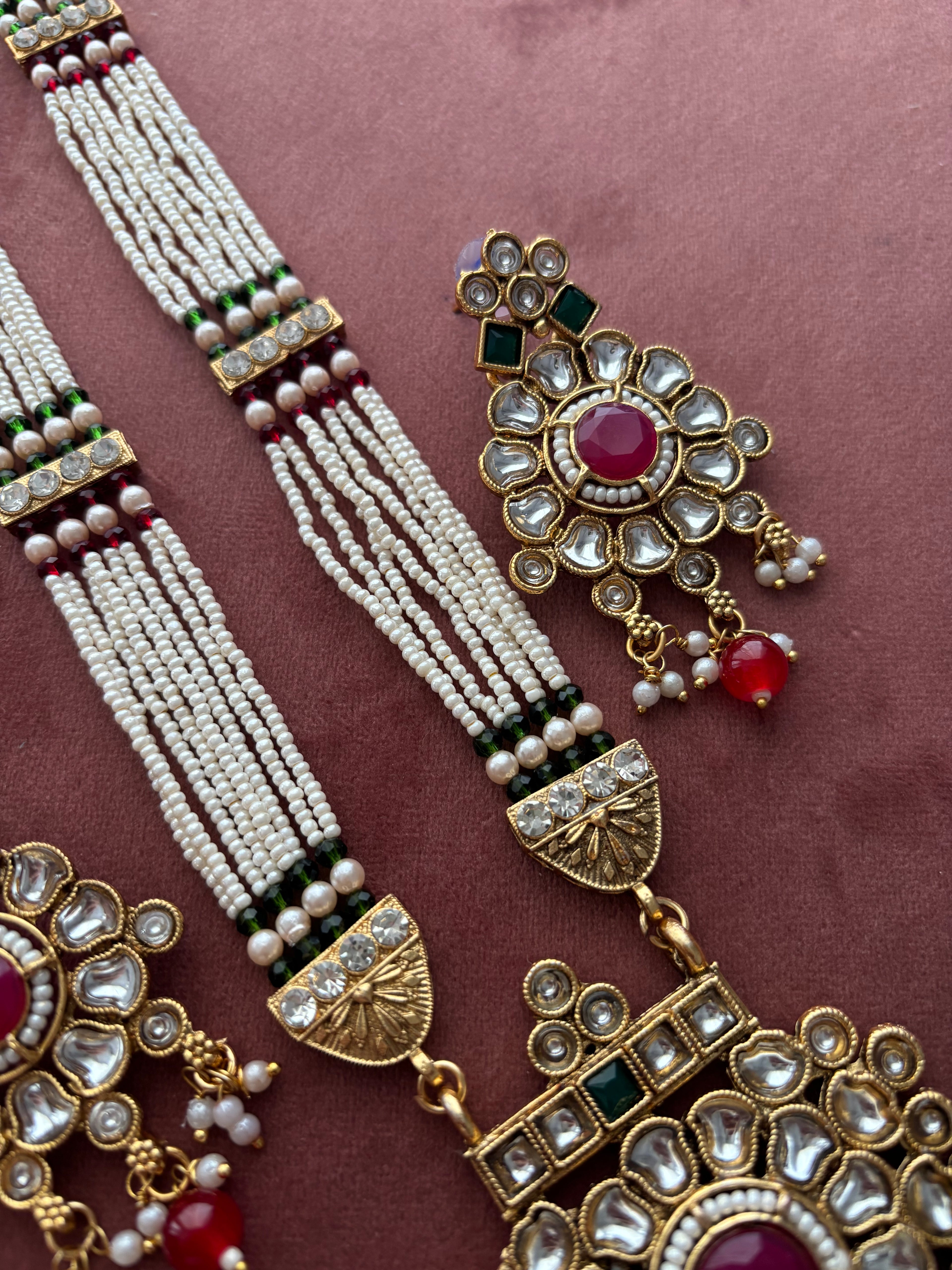 Hetal Long Haar With Earrings Design-1