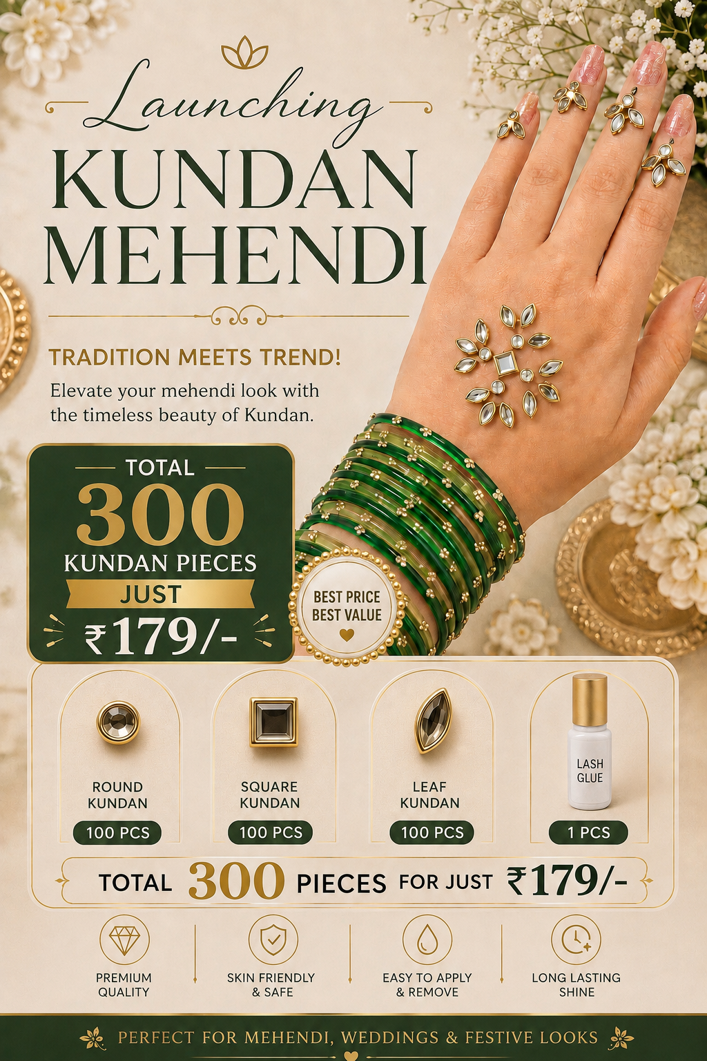 Kundan Mehandi 🤩