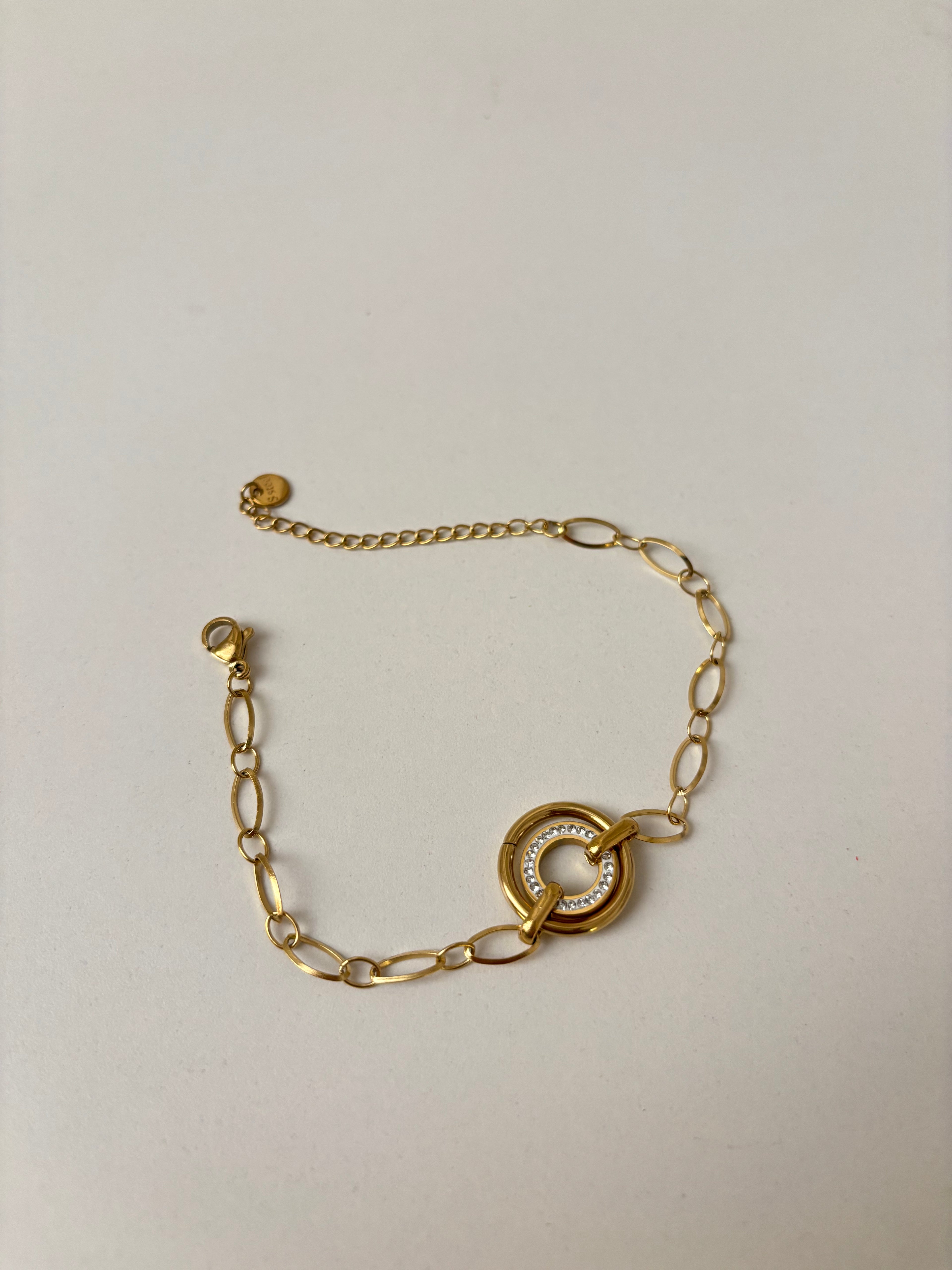 Round Anti Tarnish Adjustable Bracelet